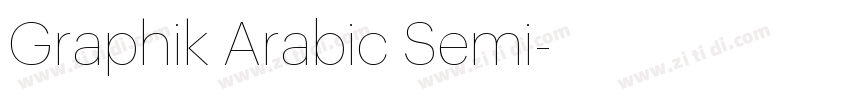 Graphik Arabic Semi字体转换